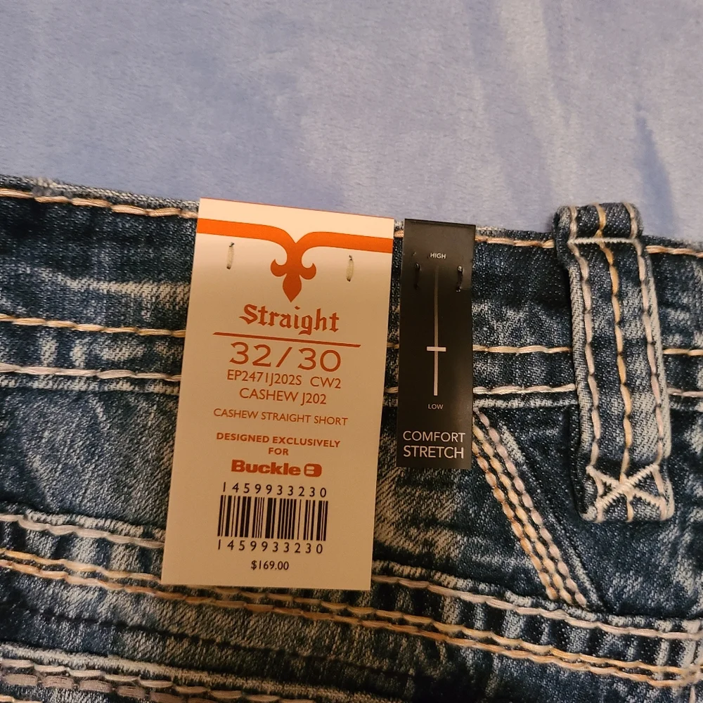 Mens NWT Rock Revival straight jeans size 32x30 - Picture 6 of 6